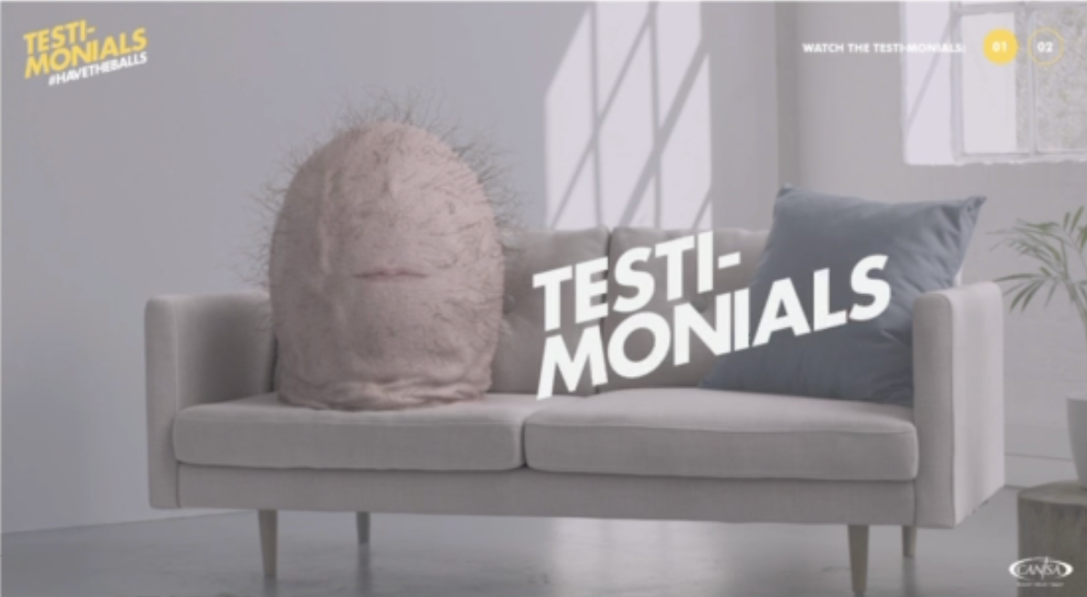 CANSA — Drive early detection by getting more men to talk about testicular cancer.